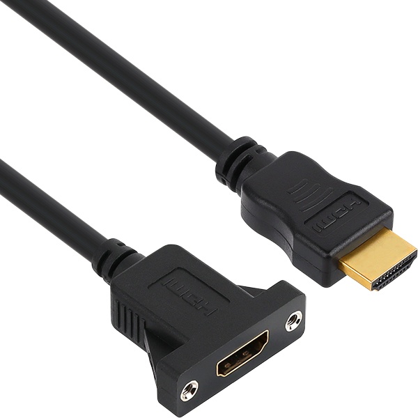HDMI M/F 판넬형 연장 케이블 2m [2.0v]