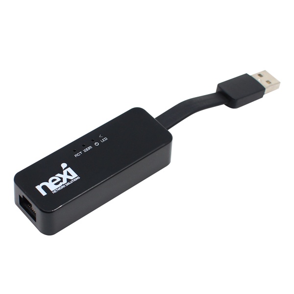 100Mbps RTL8152칩셋 USB2.0 노트북 유선 랜카드 블랙
