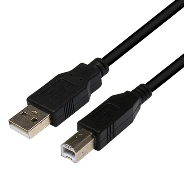 2.0 속도 데이터 전송 USB 변환 케이블 (A to B) 0.6M
