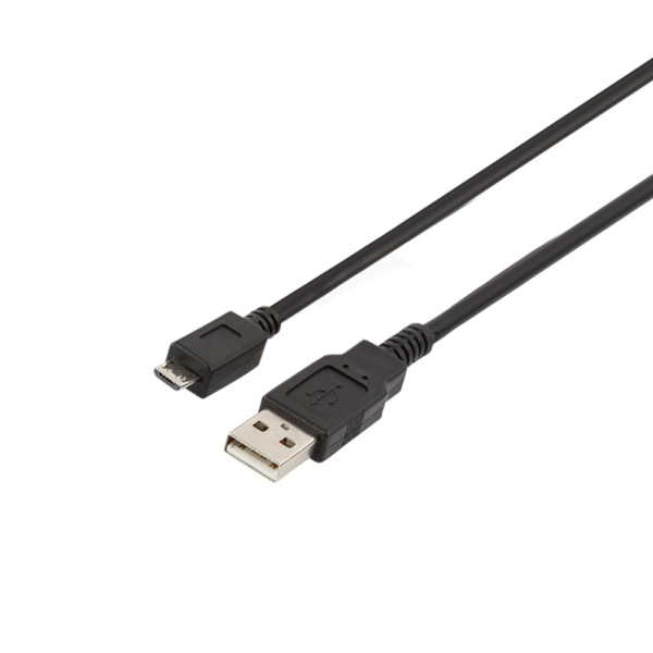 USB2.0 AM-Micro B 데이터 전송 및 충전 케이블 외장하드용 블랙 1M