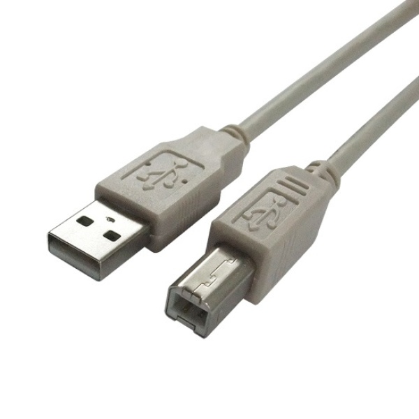 USB2.0 A타입-B타입 변환 프린터 연결용 케이블 그레이 3미터