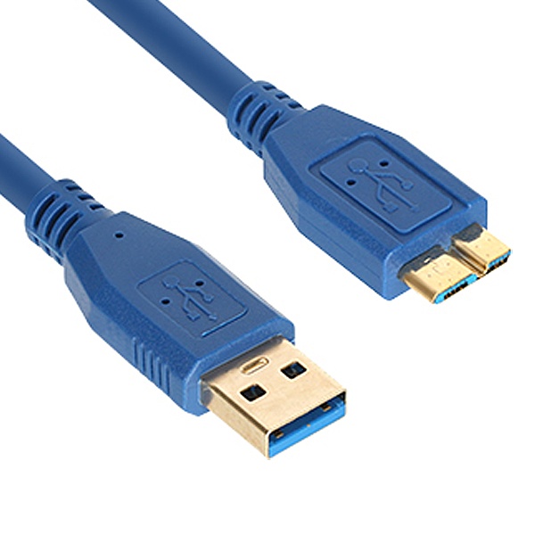 USB 3.0 A to Micro B 변환케이블 2m 블루