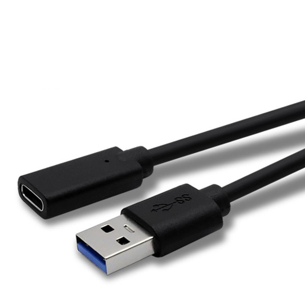 Type-C to USB-A 3.0 변환케이블 블랙 2M 고속 데이터 전송 및 충전 지원