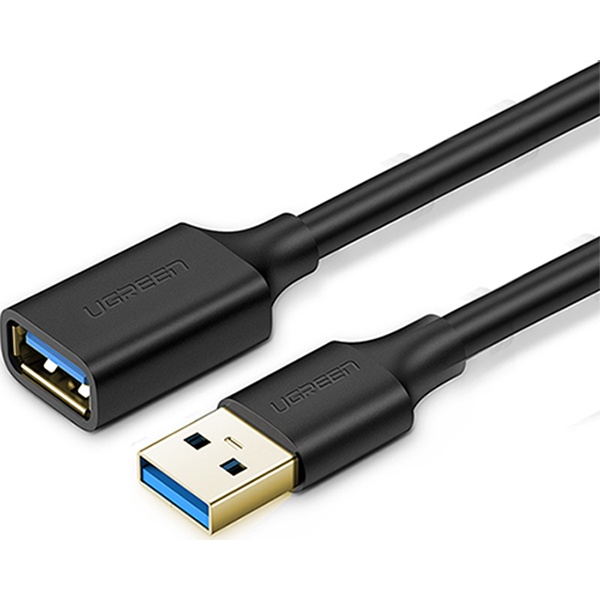 USB-A 3.0 to USB-A 3.0 M/F 연장케이블 블랙 1m Super Speed 5Gbps USB3.0 USB2.0 완벽지원 USB2.0보다 10배 빨라진 속도 1M이하 AMtoAF(연장)