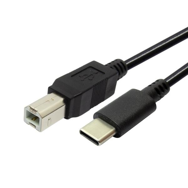USB C to USB B 오디오 미디 케이블 1M 데이터전송 라운드형 USB2.0 B MIDI 케이블 신디사이저 전자피아노 CM-BM