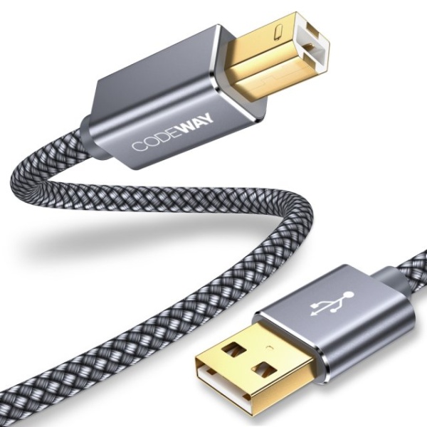 USB-A to USB-B 변환케이블 5m USB2.0 패브릭케이블 프린터 디지털피아노 사운드바 AM-BM