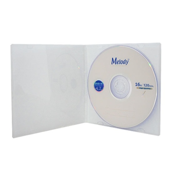 연질(플라스틱) 슬림 반투명 CD 케이스 1P-10매/2P-10매