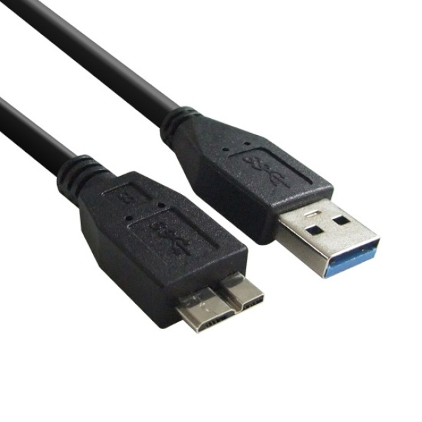 USB3.0 AM-Micro B 외장하드 연결 케이블 블랙 0.5M/1M