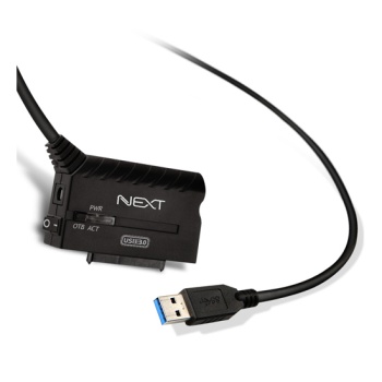 USB to SATA3 컨버터 [블랙] [USB 컨버터] USB 3.1 to SATA3 / 케이블일체형 / 아답터 포함 / NH-KP01BK / NM-KP01WH 호환모델