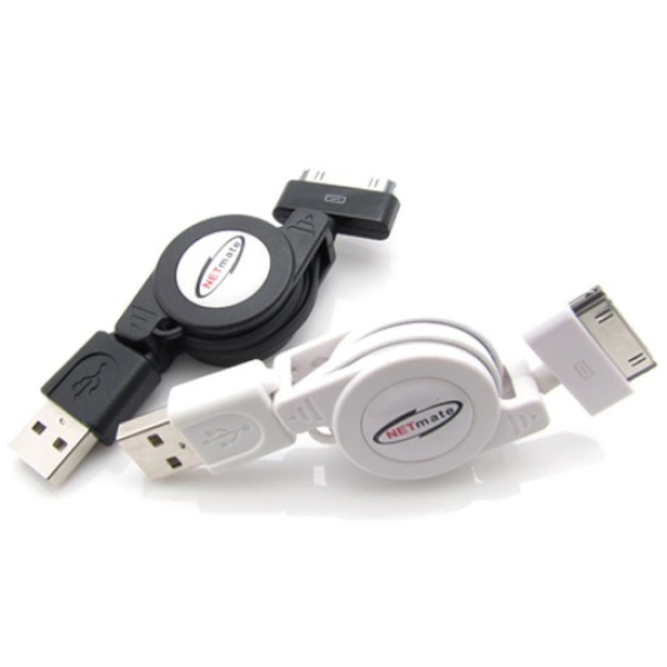 라이트닝 30핀 USB 데이터-충전 릴 케이블 0.8M