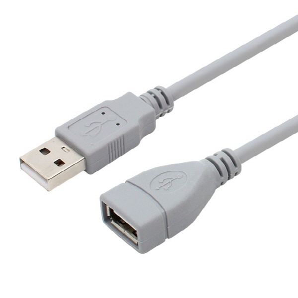 USB2.0 AM-AF 연장케이블 그레이
