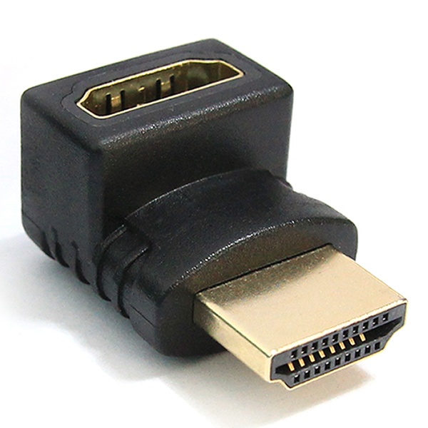 HDMI M/F 90도 꺾임형 젠더 블랙