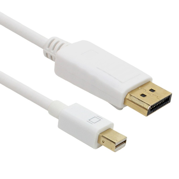DisplayPort 1.1ver 변환 HDMI 1.3ver 모니터 연결 화이트 케이블 2m